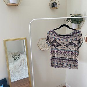 Aztec Pattern Top